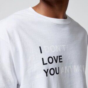 J Frost: I Dont Love You Anymore T-Shirt New Size Medium